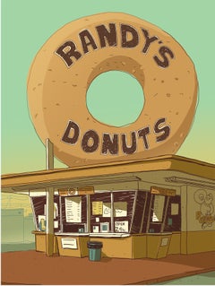 Randy's Donuts Limited Edition Print on Entrada Rag, 30x44