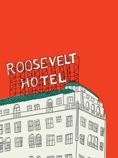 Roosevelt Hotel Limited Edition Print on Entrada Rag, 30x44