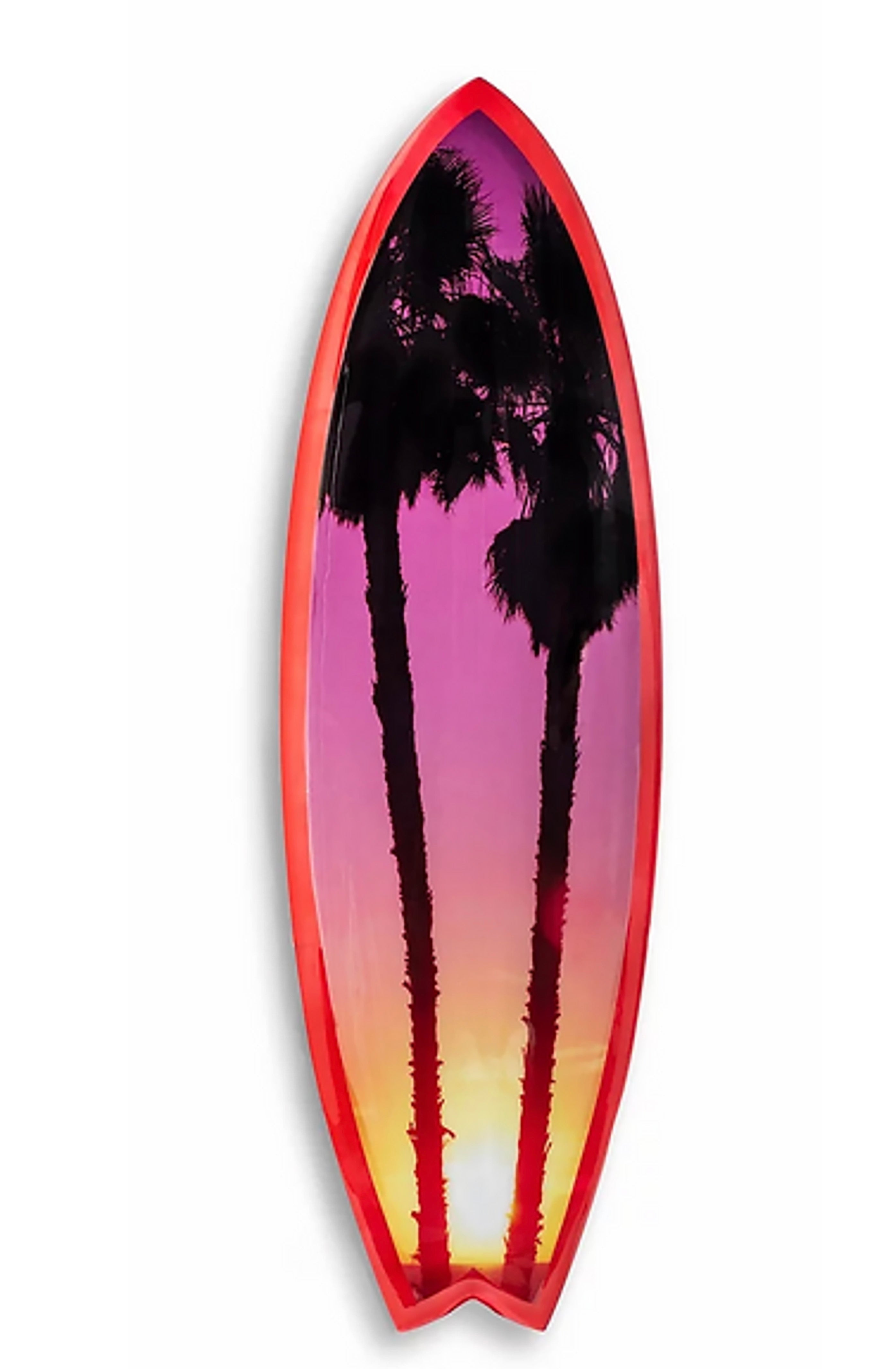 Pink Passion – Vintage-Surfbrett von Al Merrick aus Epoxidharz, zum Reiten geeignet
