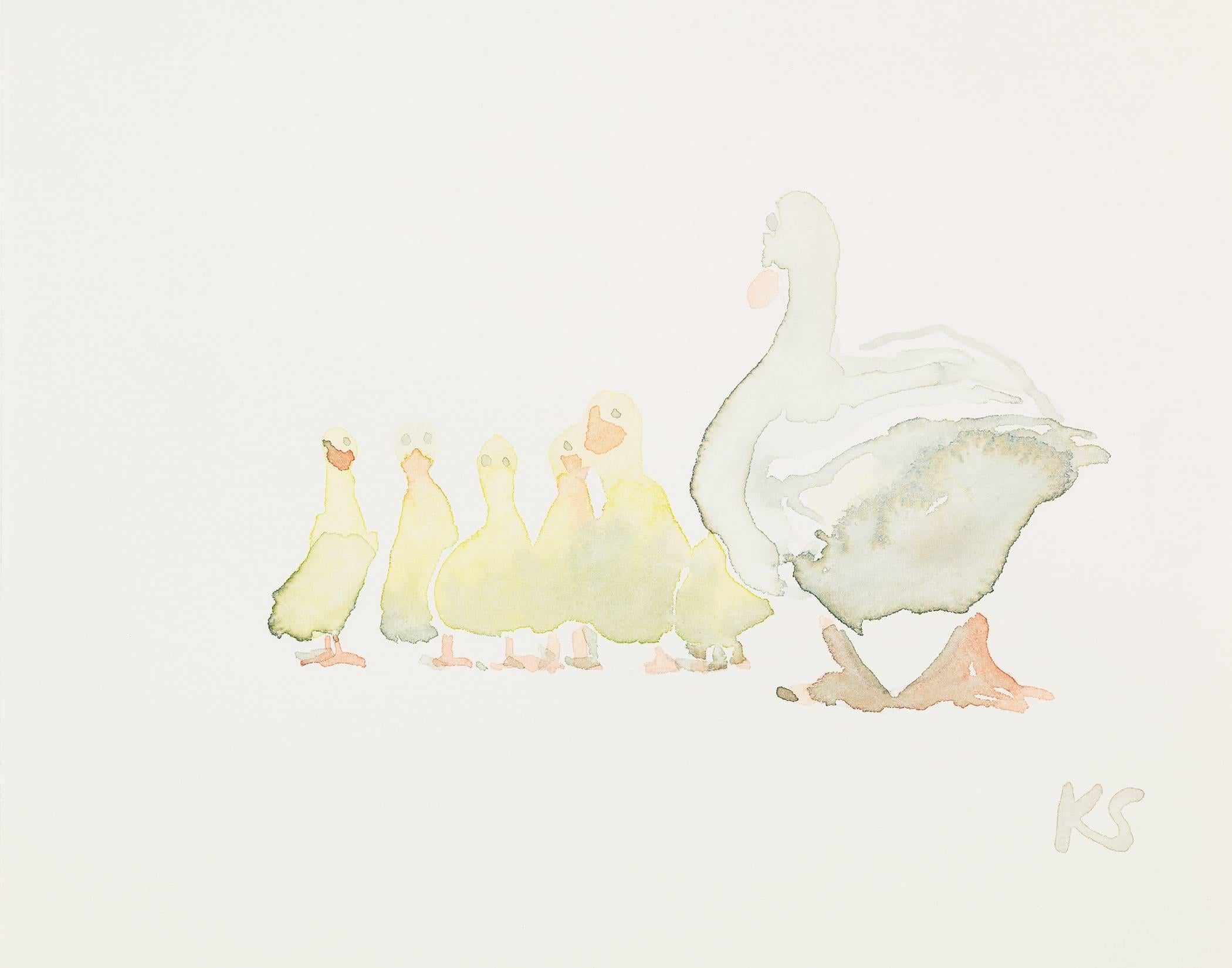 Kate Schelter Animal Print - Ducks