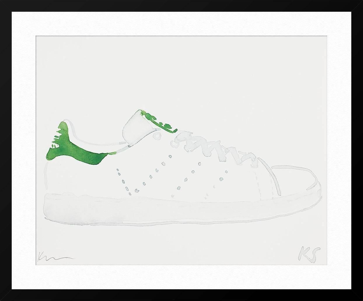 Stan Smith - Gray Still-Life Print by Kate Schelter