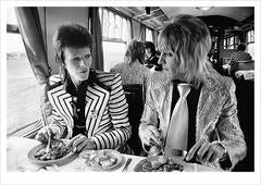 Bowie, Ronson, Lunch on Train to Aberdeen