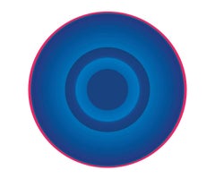 Blue Circle with Red Ring