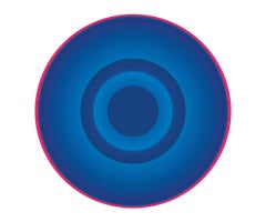 Blue Circle with Red Ring