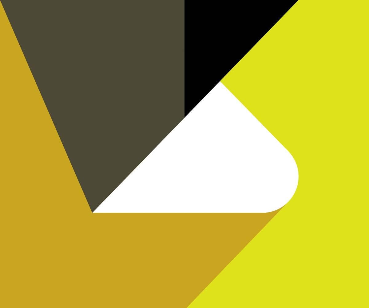 Gary Andrew Clarke Abstract Print - Mustard Folds