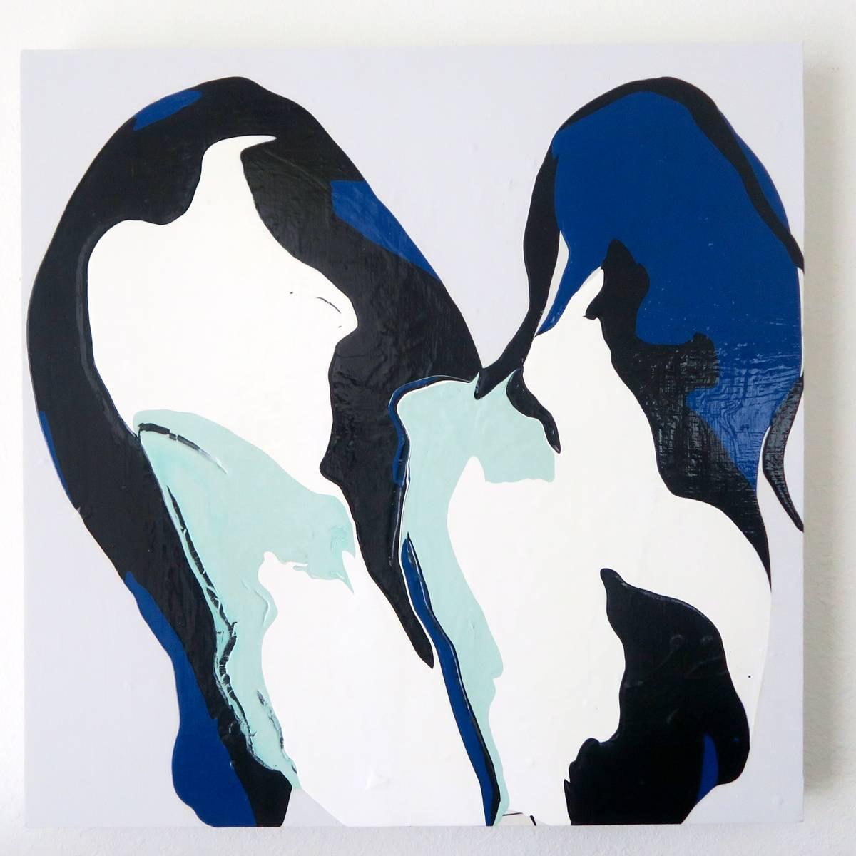 Page Goss Abstract Painting - Swan Lake - ORIGINAL WORK