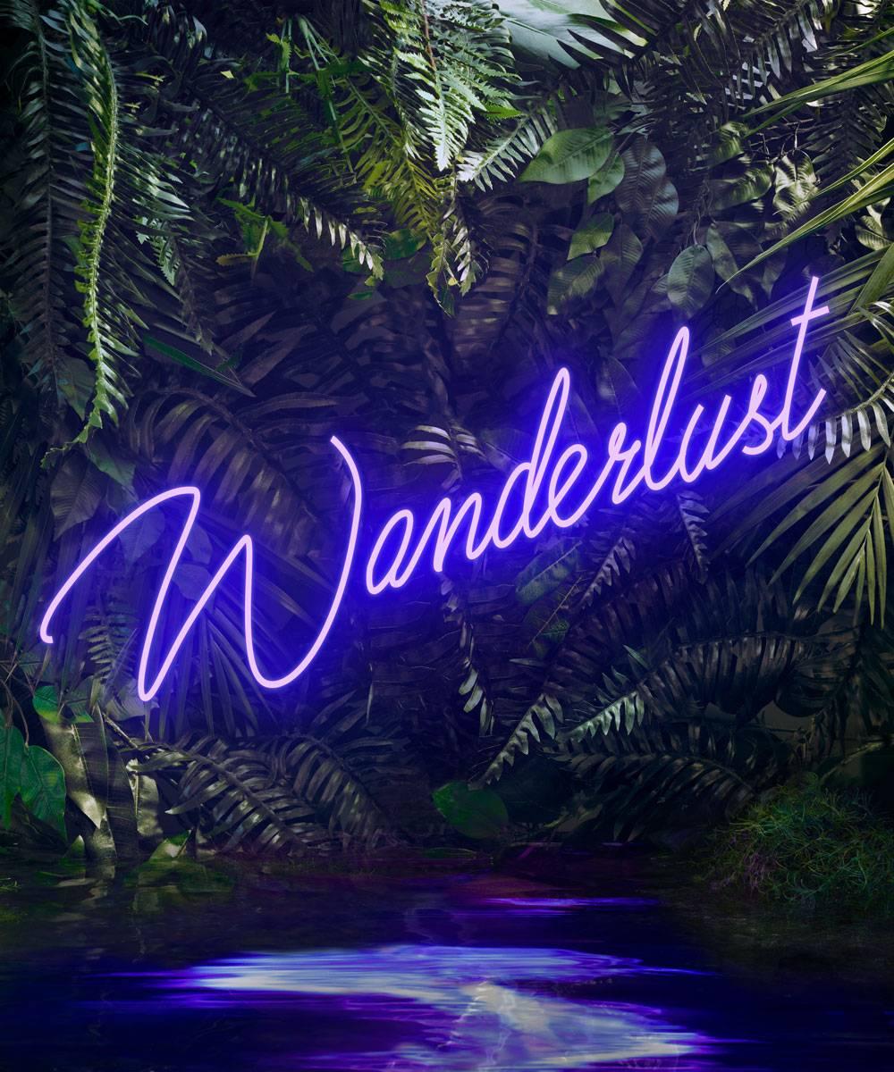 Yee Wong Landscape Photograph - Disco in the Jungle: Wanderlust Purple
