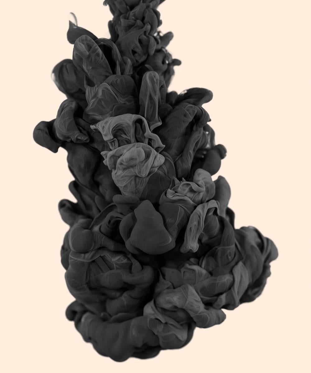 Alberto Seveso Abstract Print - Splash Black