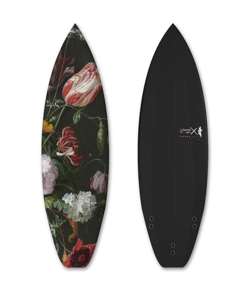 Limited Edition by Jan Davidz de Heen 1606-1684
2 Diptych Surfboards 
Handmade in France
Limited edition of 10 
Each board is individually numbered
6'1 L x 19