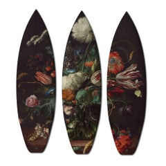 FLOWERS TRIPTYCH / 3 SURFBOARDS