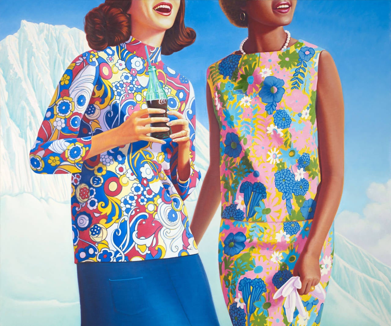 James Rieck Figurative Print - Mixed Colorful Separates