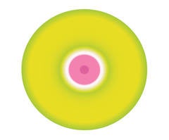 Used Pink Center Circle