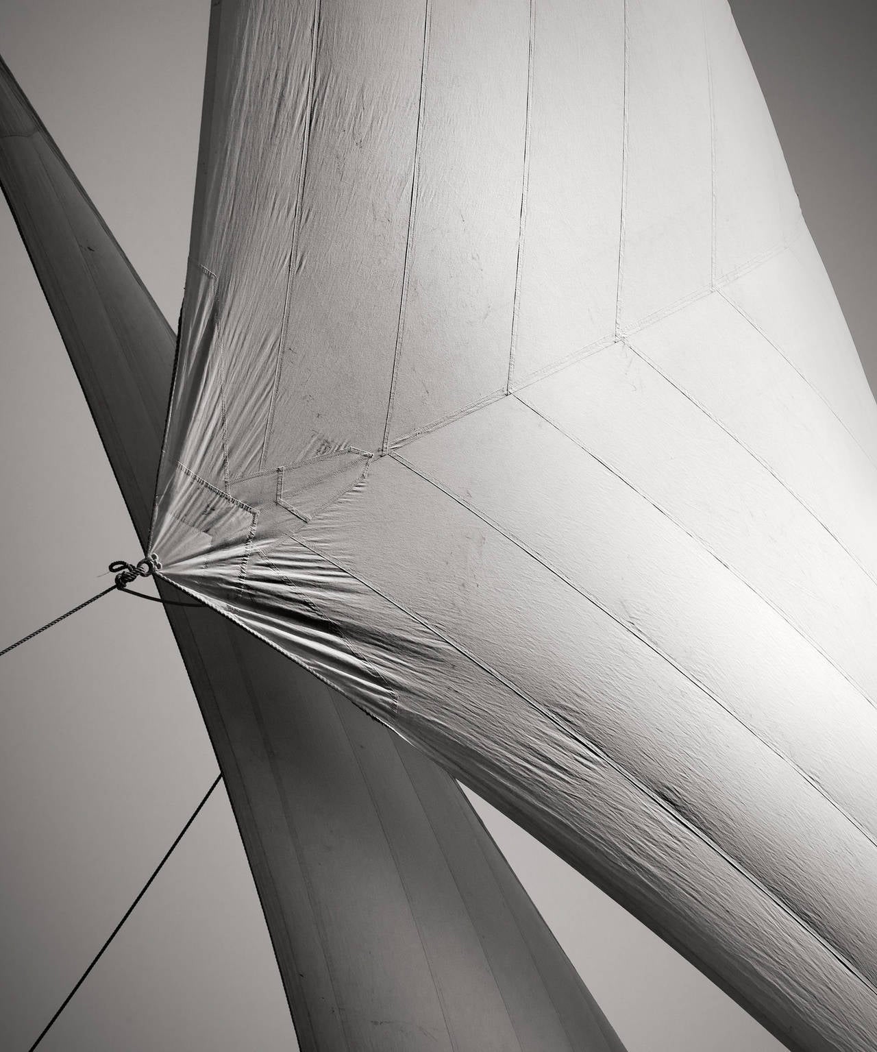 Jonathan Chritchley Abstract Print - SAILS III, COTE D'AZUR