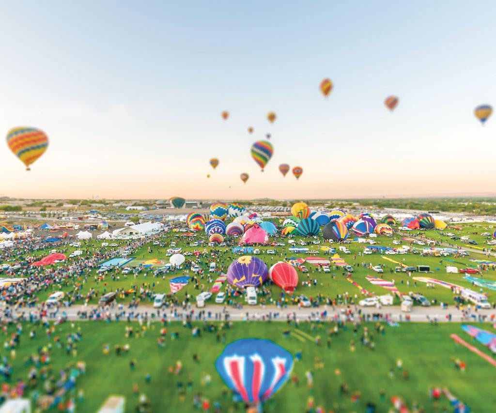 Richard Silver Landscape Print - Balloons 22