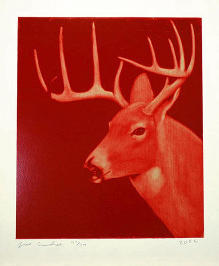 Joe Andoe Animal Print - Stag