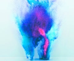 Exploding Powder Movement: Blue