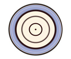 Purple and Deep Brown Circle