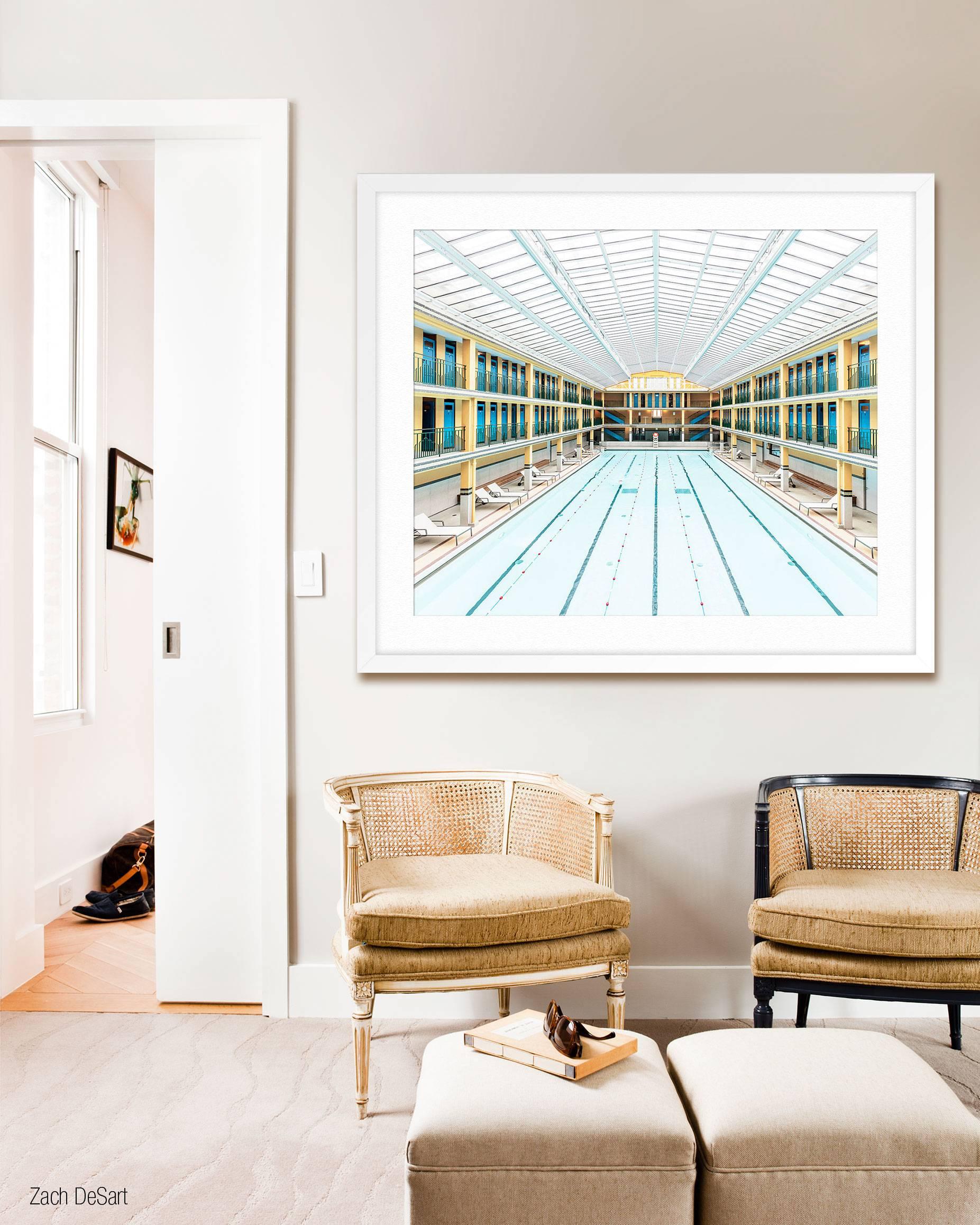 Paris Pool - Print by Ludwig Favre