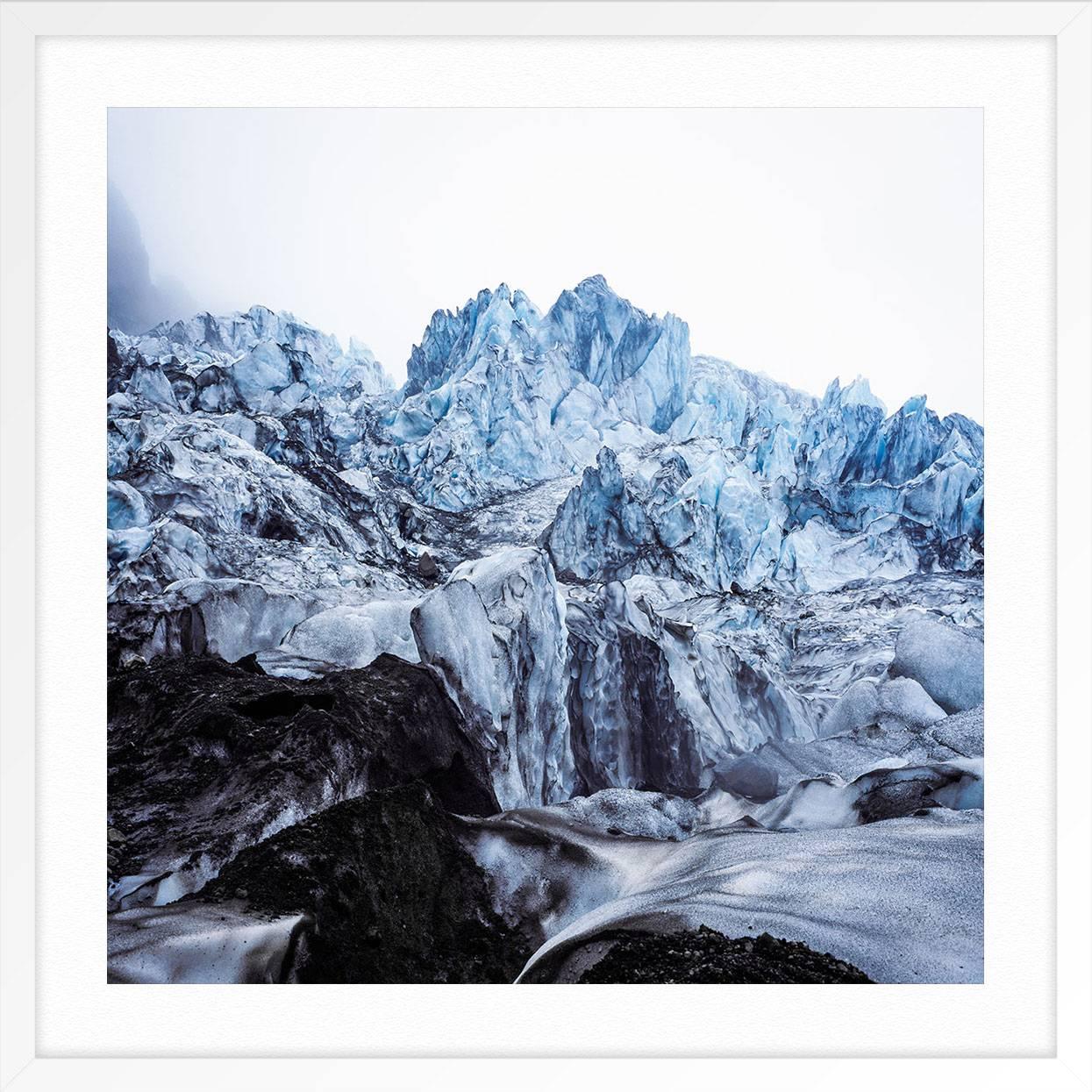 Glacier 02 (Blau), Landscape Print, von Luca Marziale