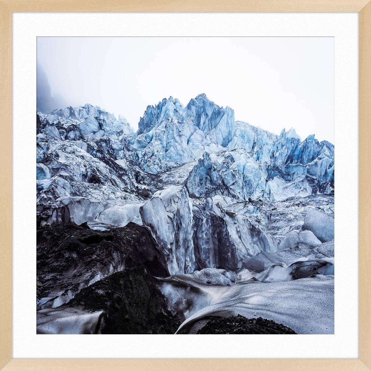 Glacier 02 - Blue Landscape Print by Luca Marziale