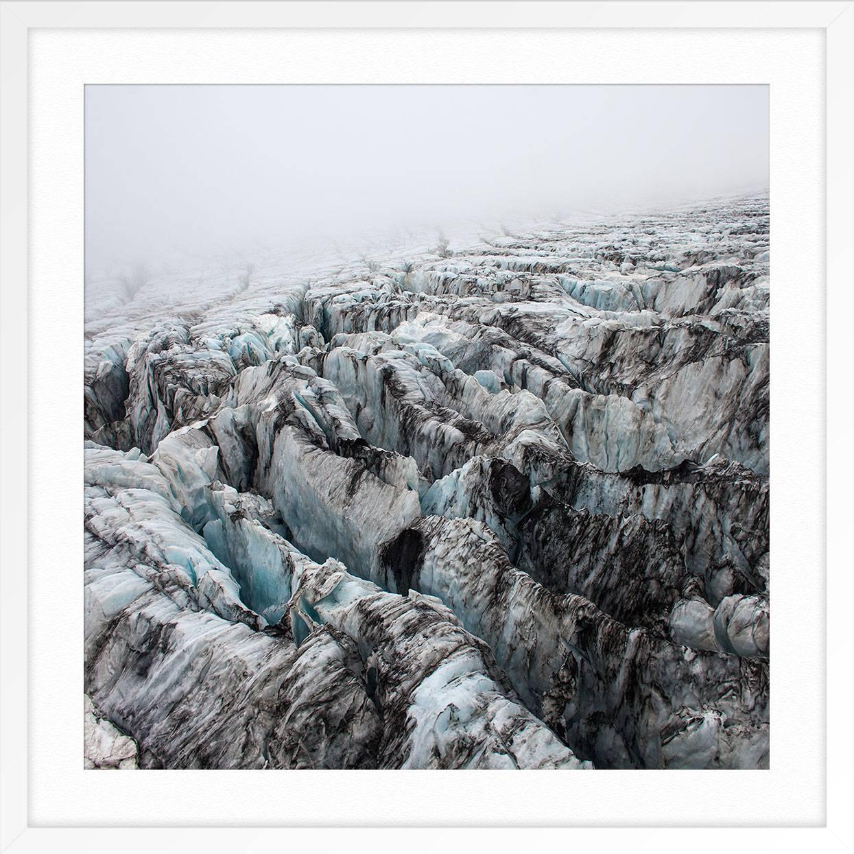 The Edge 02 - Gray Landscape Print by Luca Marziale