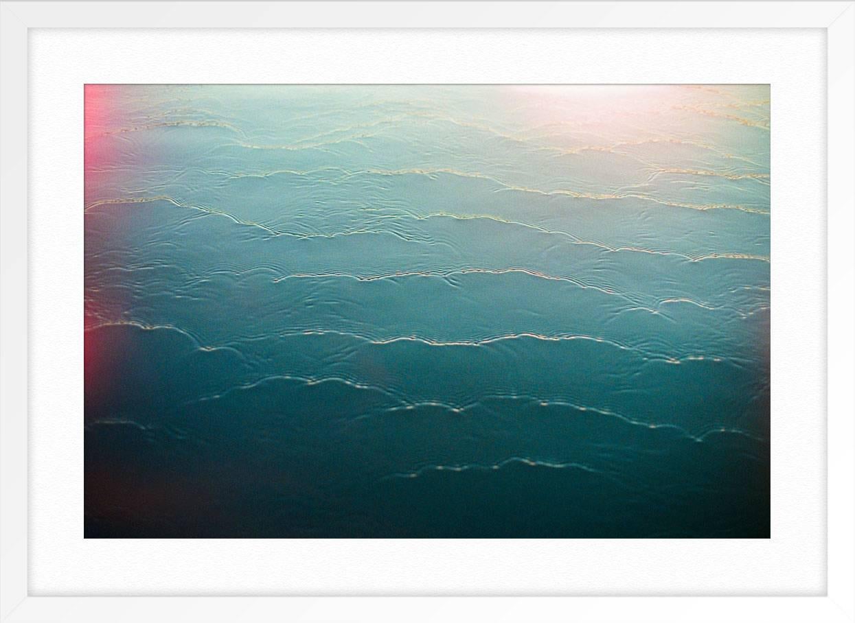 Sand Waves - Blue Landscape Print by Josh Soskin