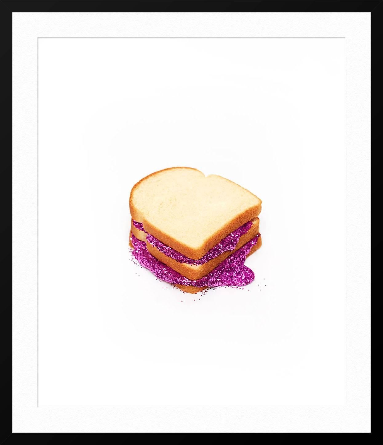 Glitter Sandwich - White Still-Life Print by Kimberly Genevieve