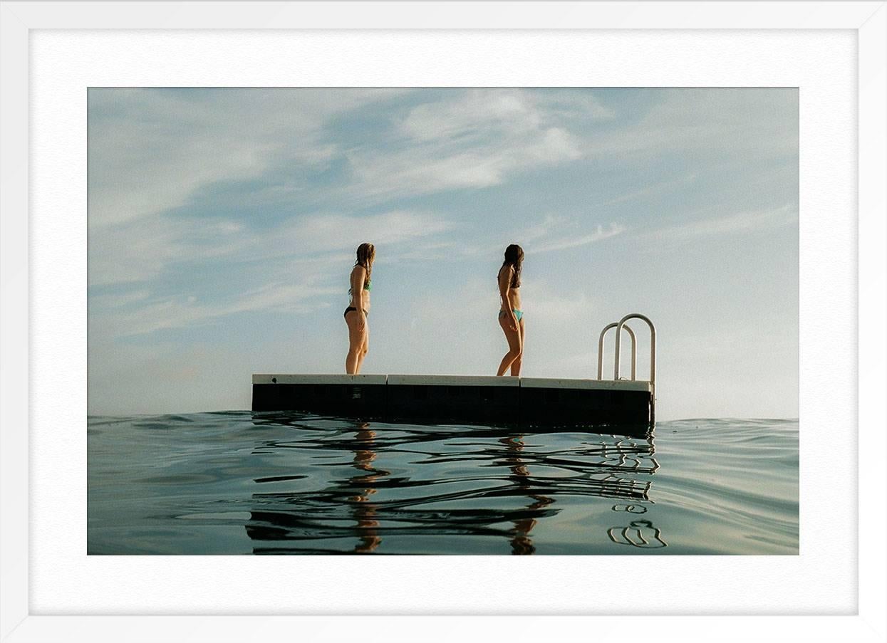 ABOUT THIS PIECE: Summer Float is one of my favorite moments in time. It's the woman I love with her younger sister on a summer day outside of Santa Barbara. I had to convince them to make the cold long swim through the pacific to get what I knew