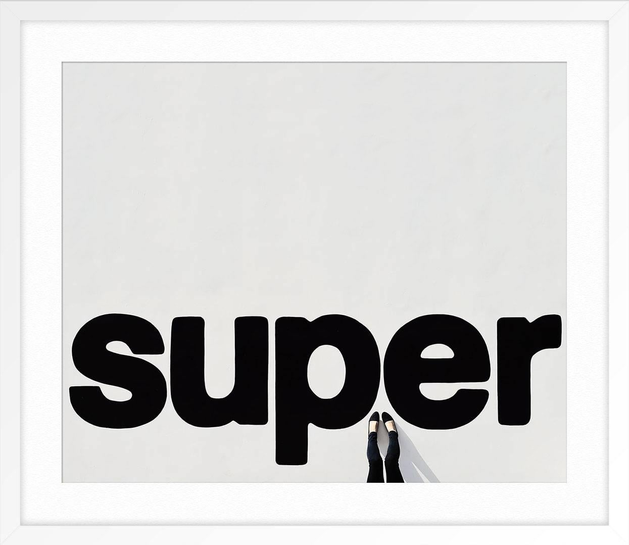 Untitled (Super) - Gray Figurative Print by Kimberly Genevieve