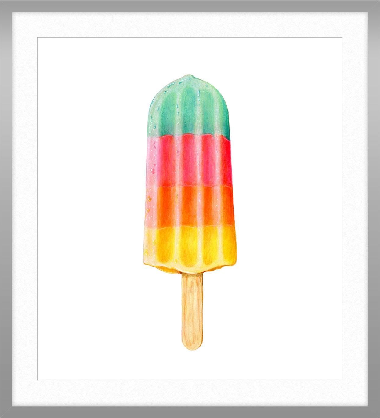 ABOUT THIS PIECE: As a kid the ice cream truck was a neighborhood fixture on summer days. Iconic popsicles will always remind me of those warm afternoons, drying off in the sun after running through the sprinklers, listening with anticipation for