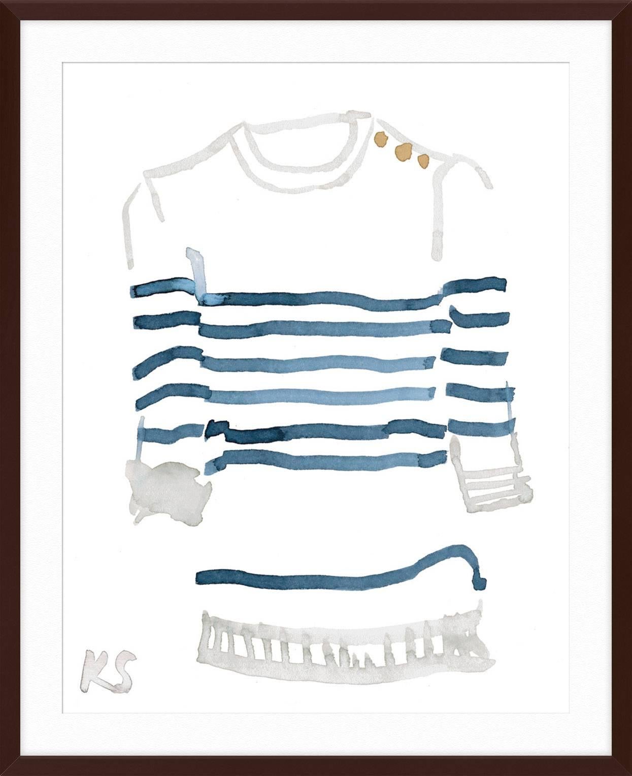ABOUT THIS PIECE: An illustration from Kate Schelter's first book "Classic Style." A gorgeously illustrated guide to “the classics”: the essential clothes, accessories, beauty products, and timeless everyday objects that define your
