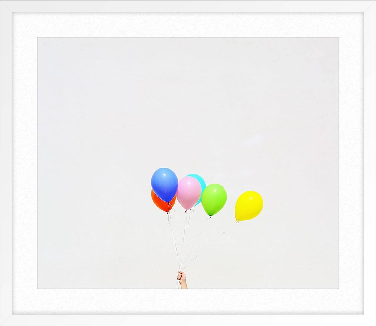 Untitled (Balloons) - Gray Still-Life Print by Kimberly Genevieve
