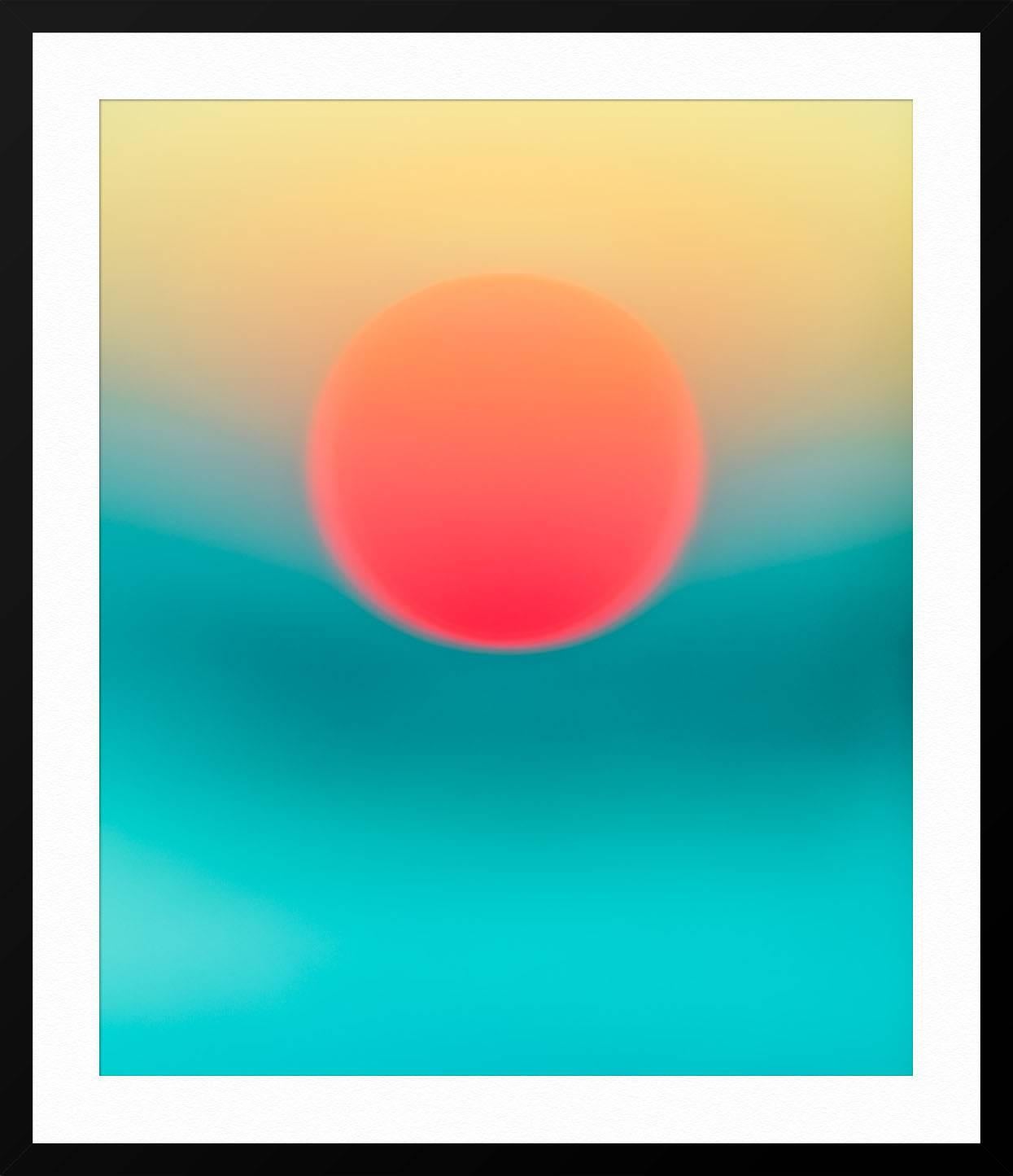 Endless Summer No2 - Blue Abstract Print by Jessica Nugent