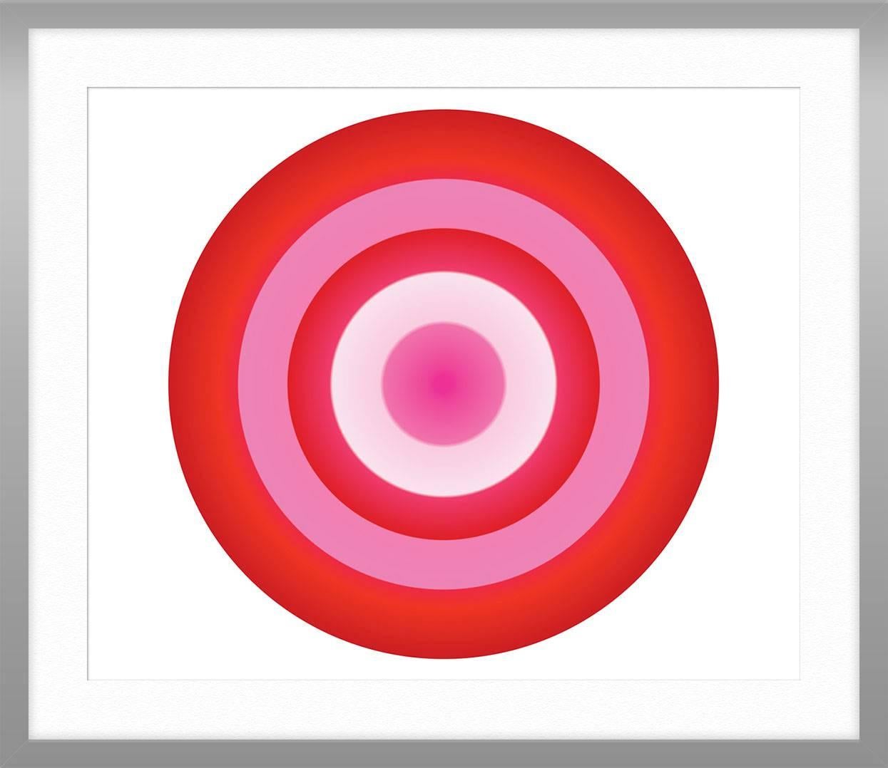 Red and Pink Circle 4