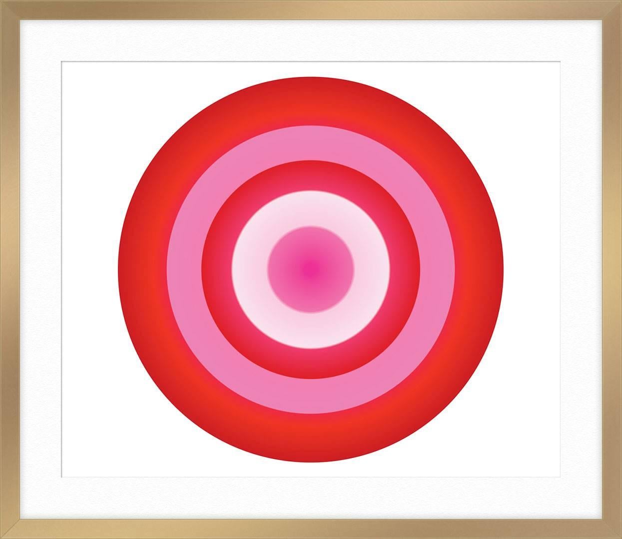 Red and Pink Circle 5