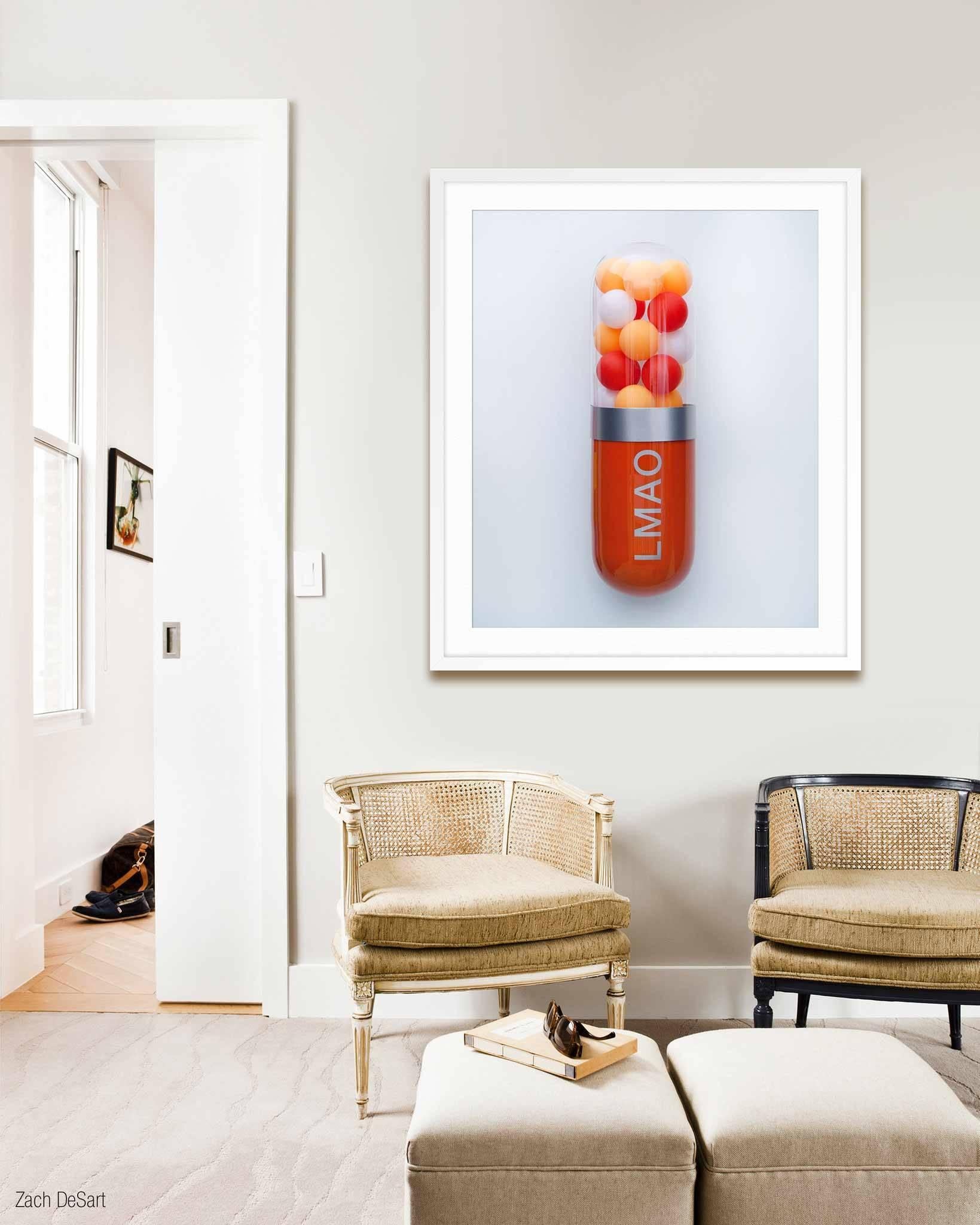 ABOUT THIS PIECE: Our Gallery collaborated with artist Edie Nadelhaft to create limited edition photos of her Better Living Thru Chemistry series. Better Living Thru Chemistry is a limited edition sculptures series consisting of candy-colored glass