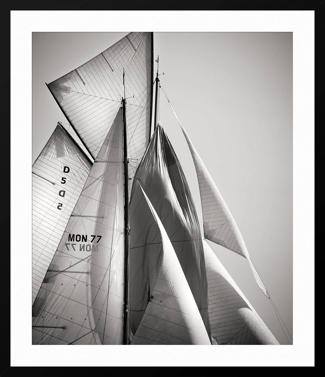 ABOUT THIS PIECE: Since 2008 fine art photographer Jonathan Chritchley has regularly been invited to attend the Classic Yacht Regattas on the legendary Cote d’Azur in France, working in and around the waters off such glamorous spots as Saint-Tropez,