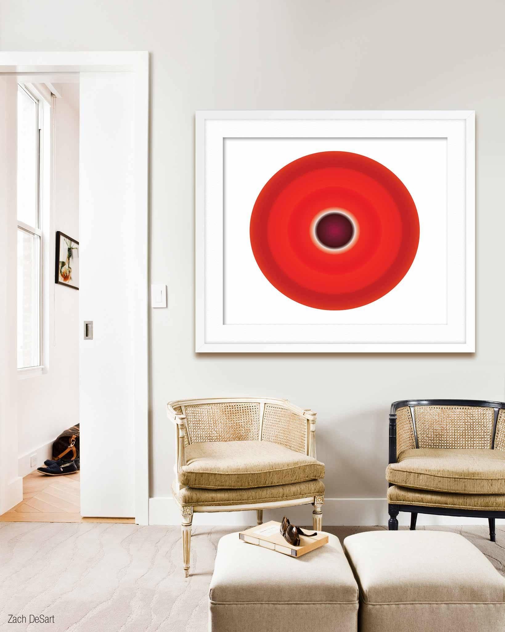 Red Circle - Print by Ruth Adler