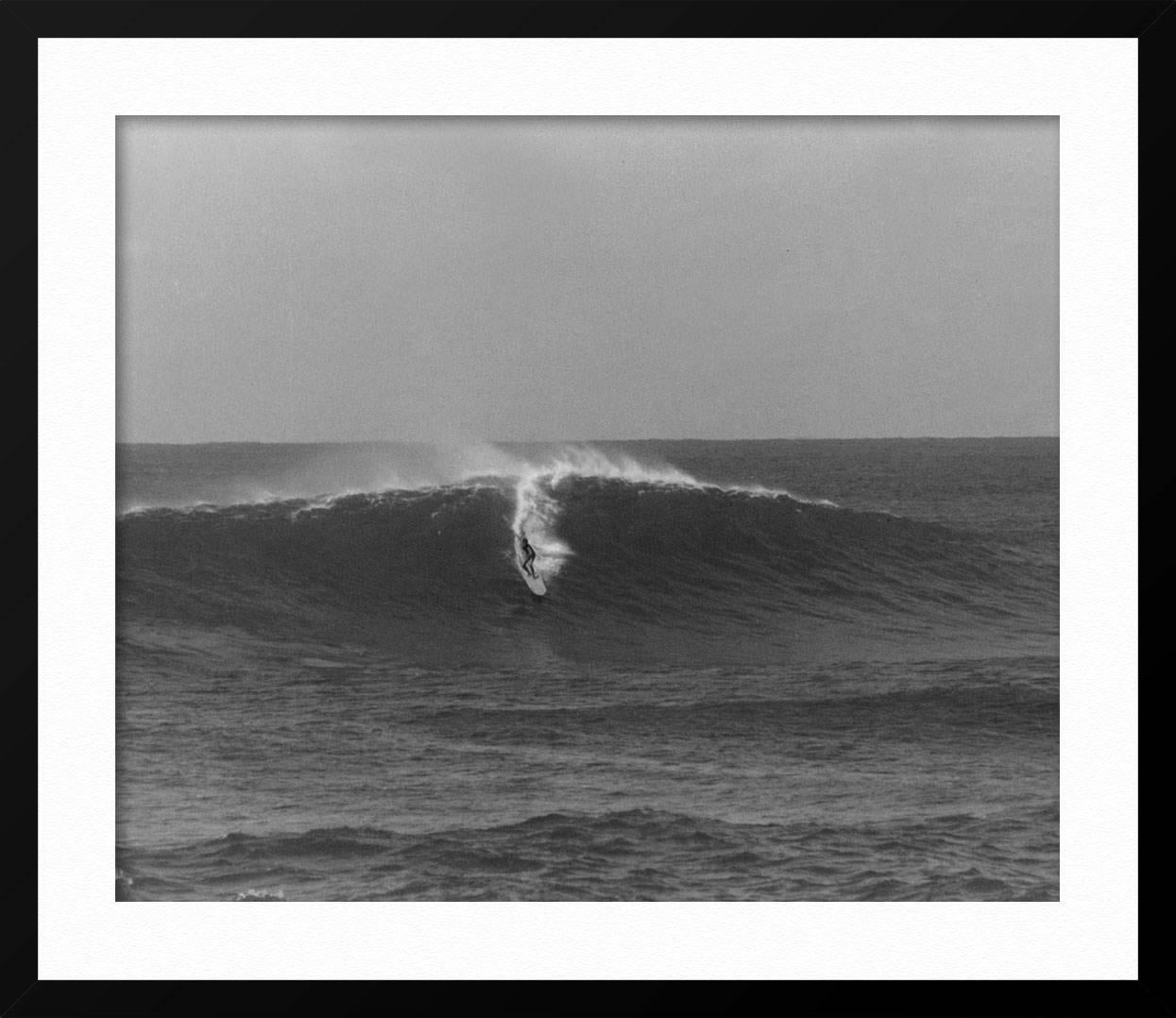 ABOUT THIS PIECE: This vintage surf photograph by Grant Rohloff was taken in Waimea Bay, Hawaii. Please note that these are exclusive archival photographs from the Rohloff estate as reflected in the prices. Grant Rohloff was a legendary photographer