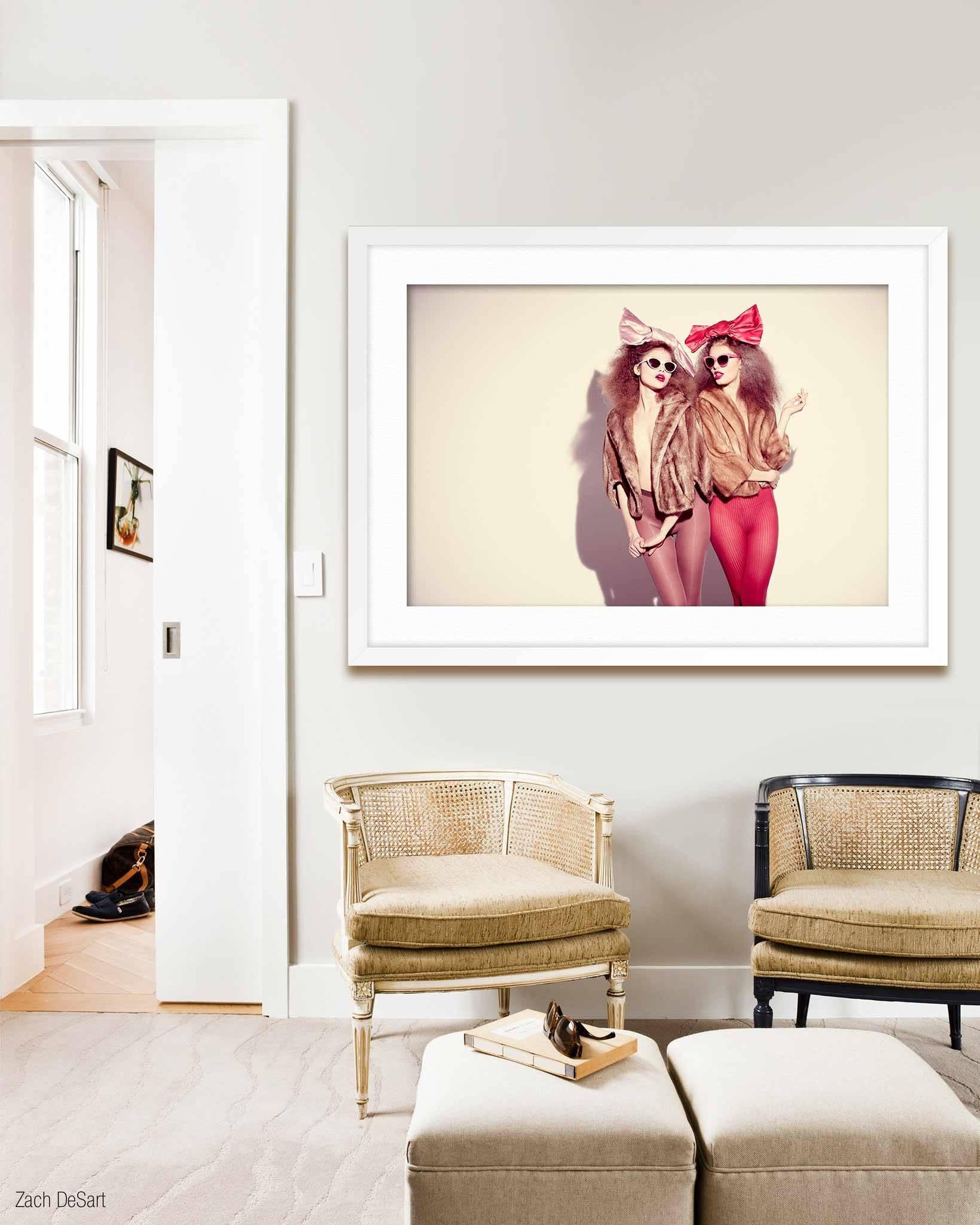 A. Valentin 3 - Figurative Print Bianco di Amanda Pratt