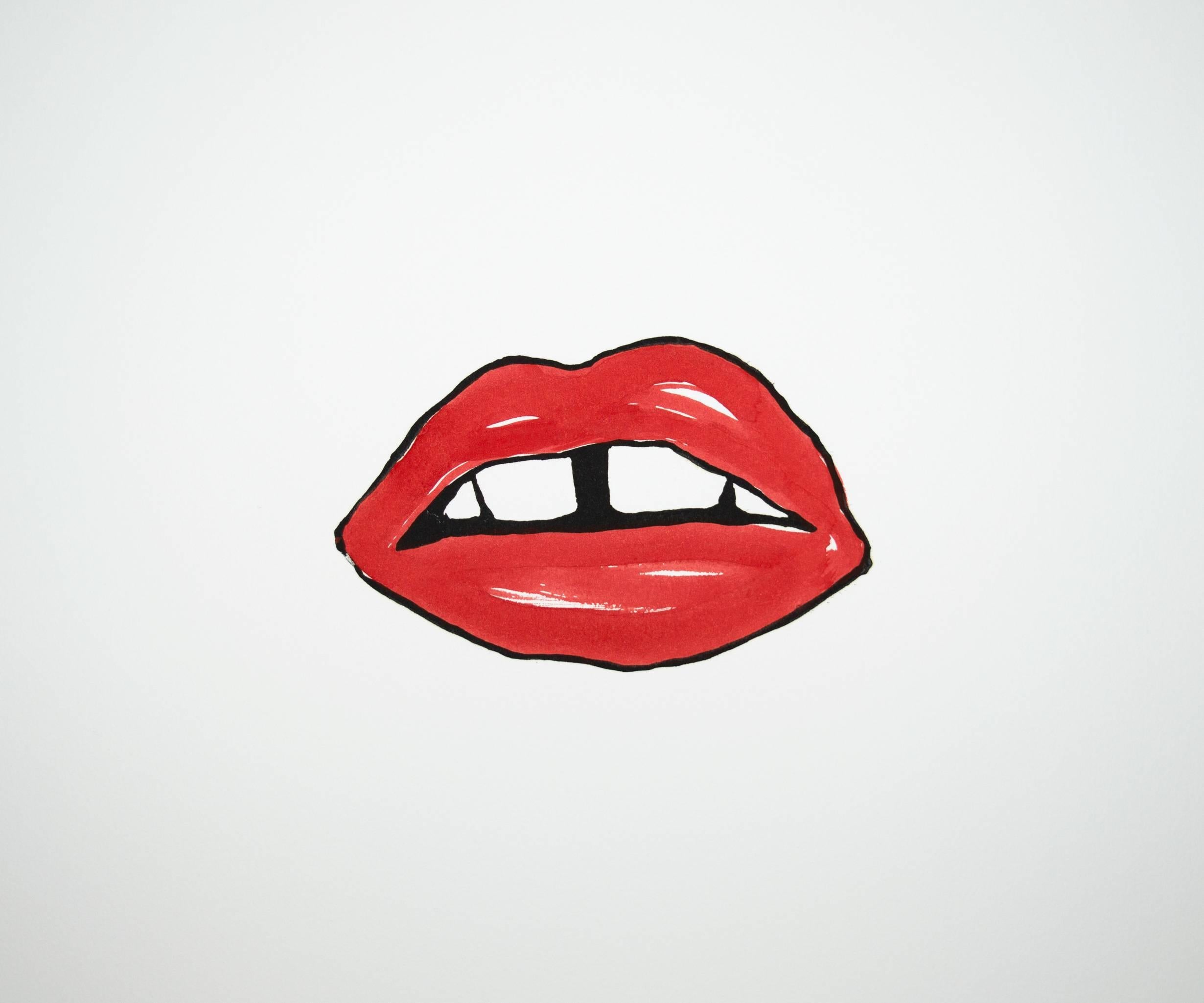 Jennifer Ament Print - Georgia May's Lips