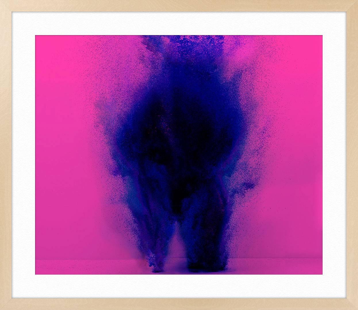 Exploding Powder Movement: Blue and Pink 1