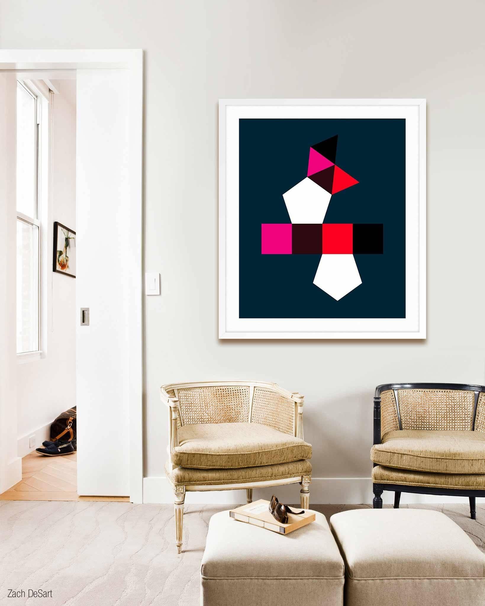 Augmented Pentagonal Prism - Print by Gary Andrew Clarke