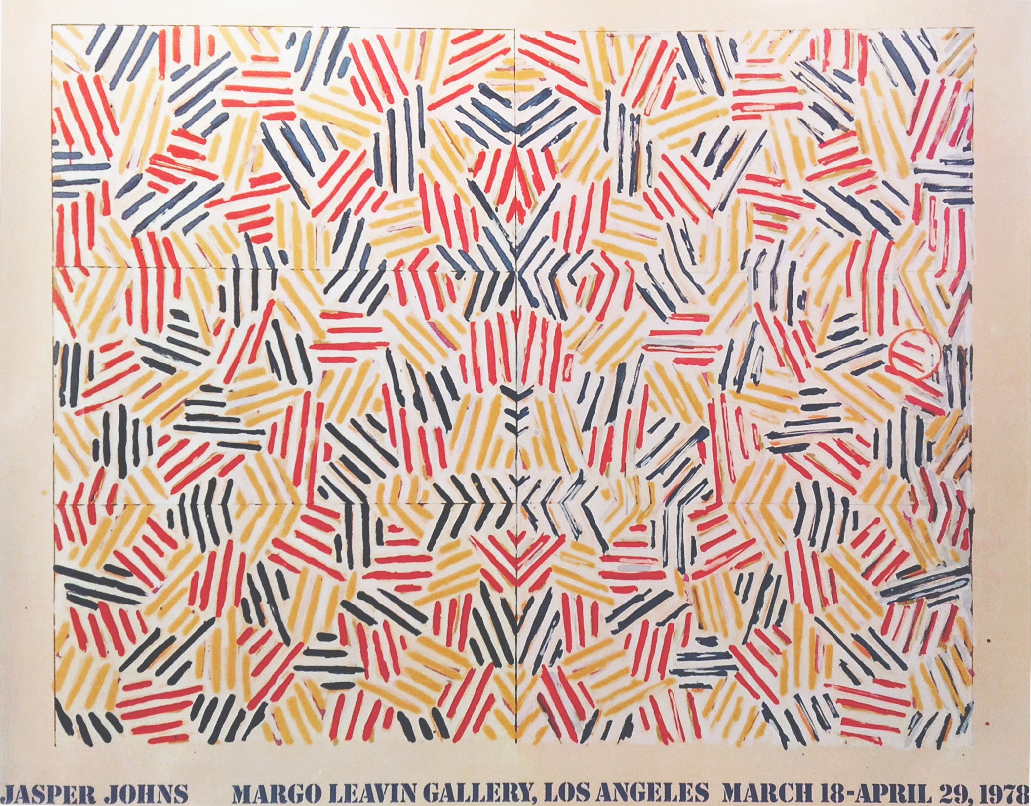 Jasper Johns Jasper JohnsThree Flags25.75" x 37"Poster2004Pop
