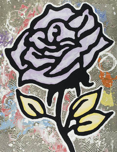Purple Rose (Six Roses)
