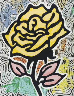 Yellow Rose (Six Roses)
