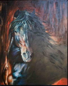 Oil and Sand on Canvas