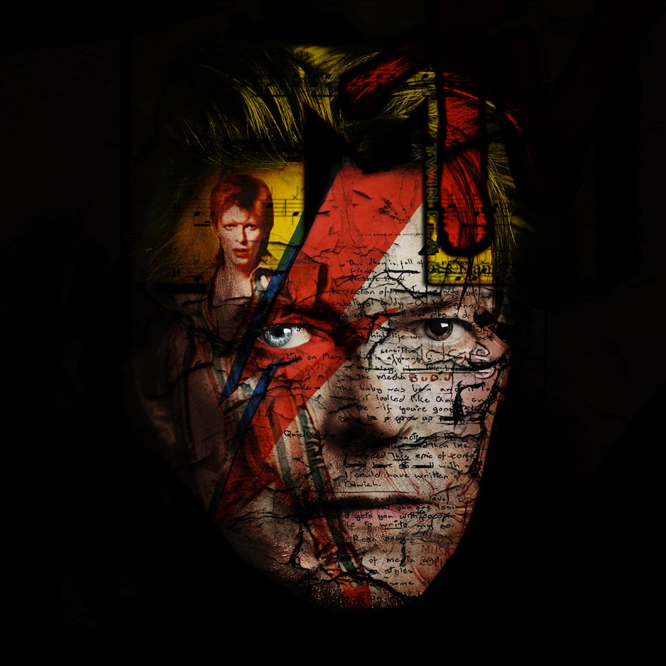 Bruno Timmermans Portrait Photograph - Bowie+