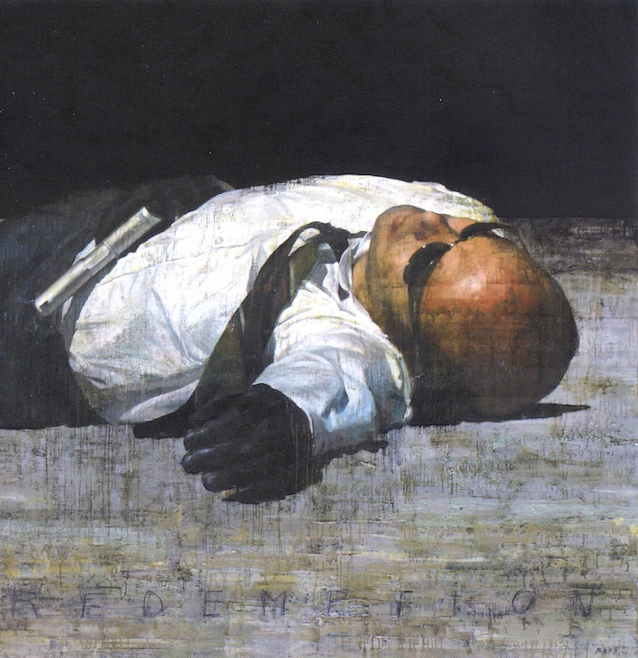 François Bard Portrait Painting - Redemption
