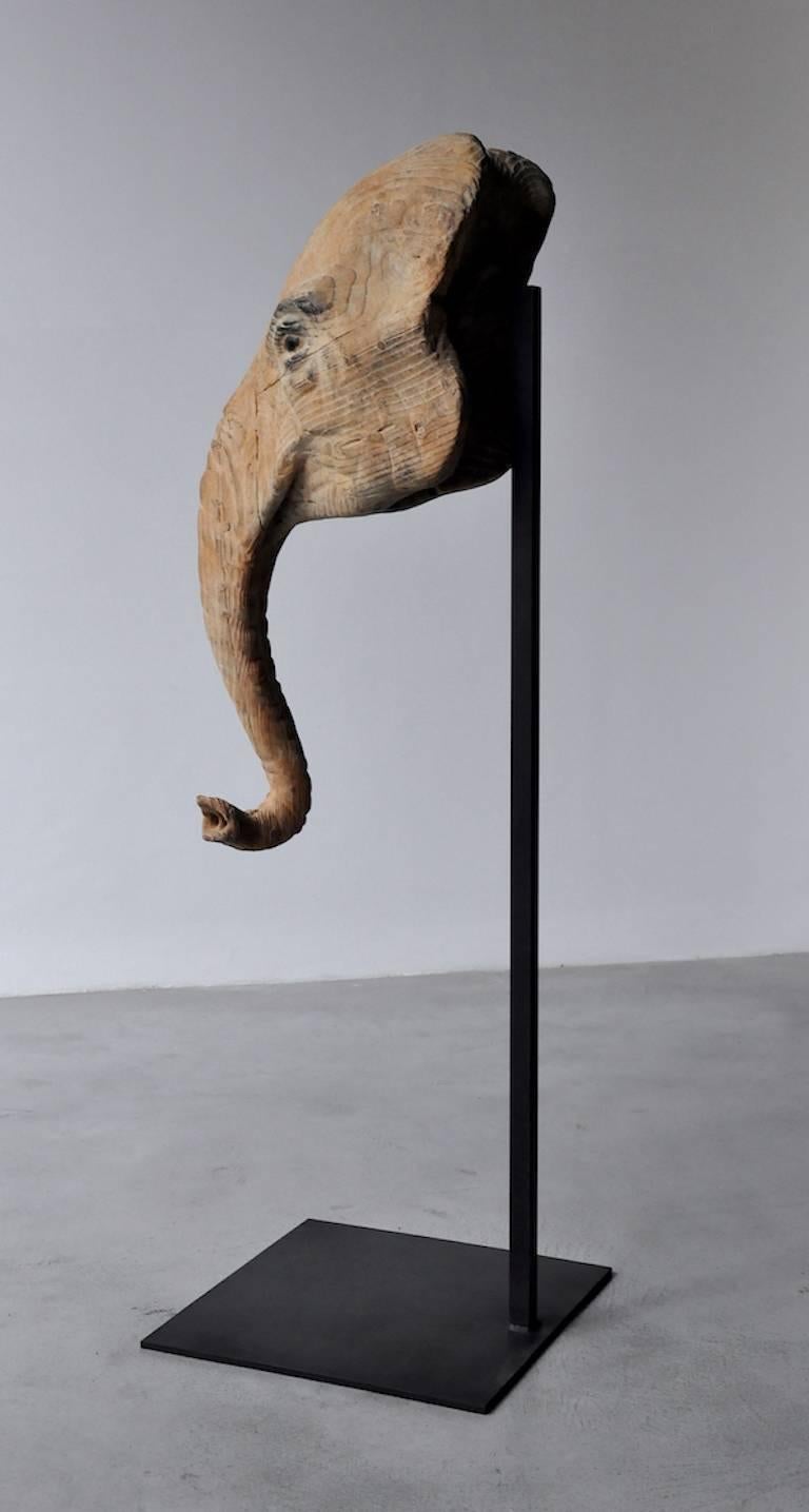 Éléphanteau - Sculpture by Quentin Garel